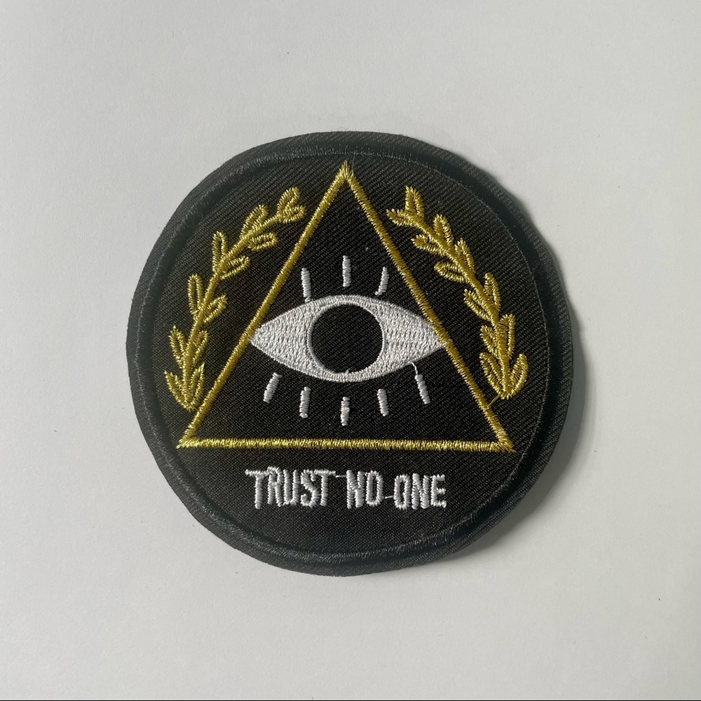 Trust No One Iron on Patch